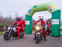 Santa convoy to light up Cornwall in ride for Children’s Hospice SW