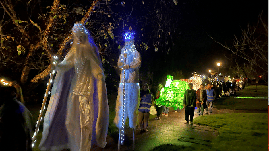 Community festive spirit shines through at lantern parade