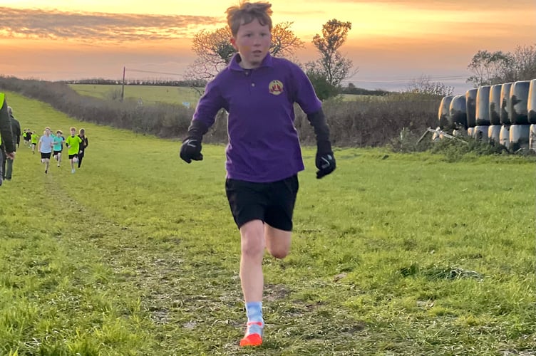 Bishop Cornish youngster Jacob Sweeney made it back-to-back wins in the East Cornwall Primary Schools Cross Country Series.
Jacob triumphed in the Year 5/6 Boys race, which took place on Friday at Great Trethew, near Liskeard.
Over 480 runners from schools across East Cornwall took part in the latest race, which is again sponsored this year by the Cornish Times and Parkes & Pearn Estate Agents
Full report and picture special - Pages 44-45