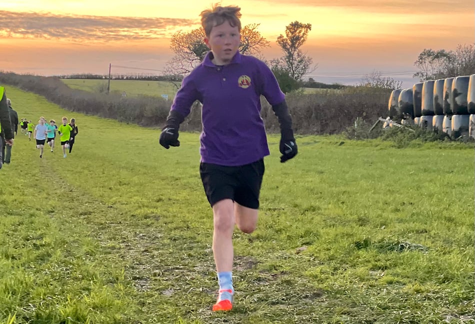 Young runners ready themselves for latest race at Cotehele