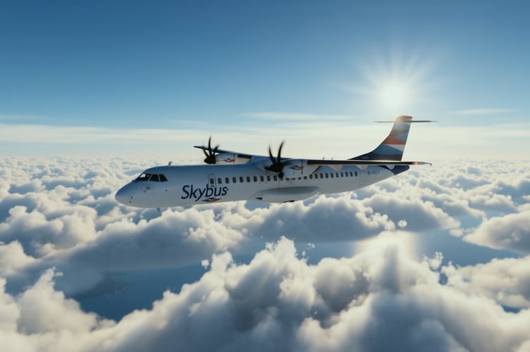 The first Skybus flight between Cornwall Airport Newquay and London Gatwick took place on Sunday