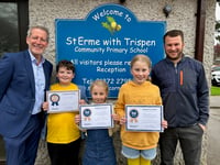 Schoolchildren name new housing development  