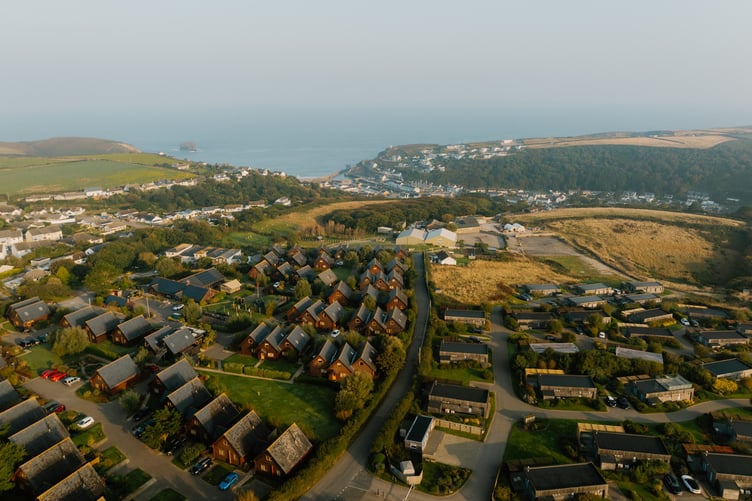 Gwel an Mor viewed from above
