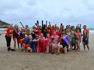 Superheroes don their costumes in their fight against cancer