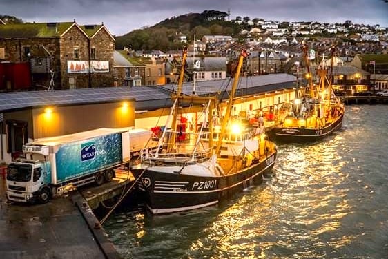 Ocean Fish has a fleet of lorries that are used for distributing its products.