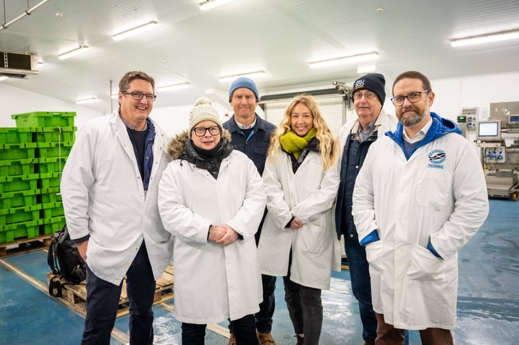 The Minister, second from left, met representatives from the The Cornish Fish Producers Organisation and the National Federation of Fishermen’s Organisations