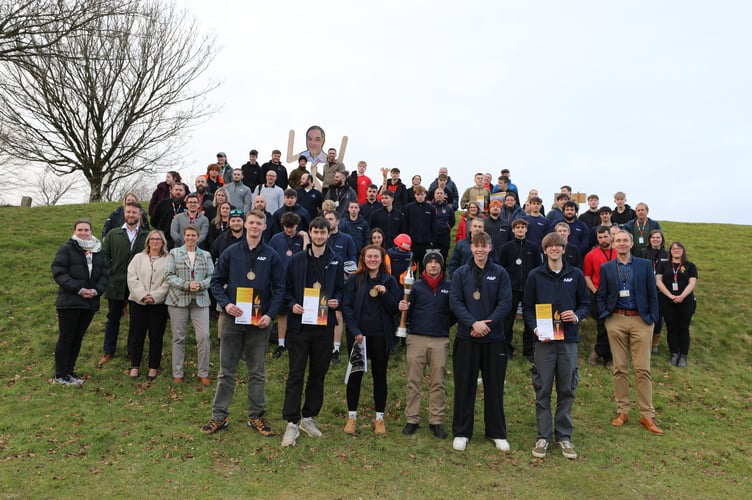 Participants in the Cornwall College Group Apprenticeship Games 2025.