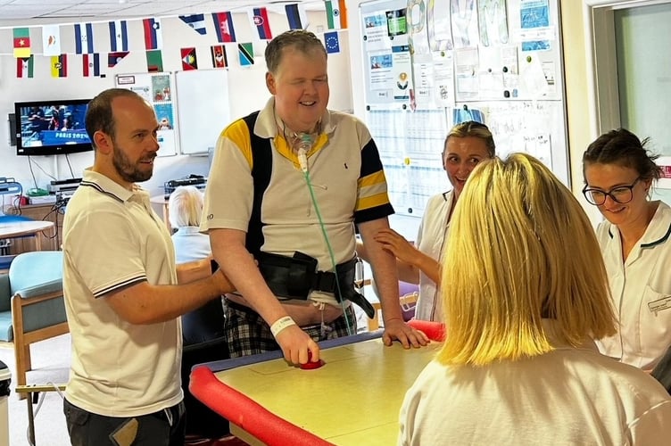 Mr Towill undergoing rehab