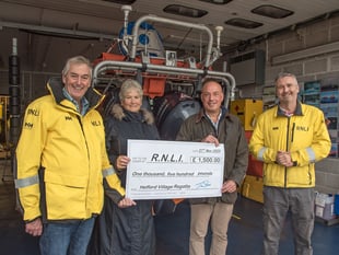 Helford Village Regatta donates money to Falmouth RNLI