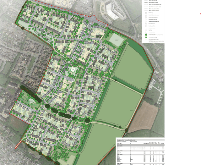 Plans for nearly 600 Bodmin homes approved despite leat concerns