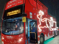 Santa to travel by bus to spread festive cheer