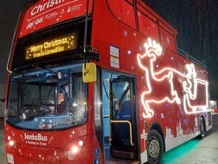 Santa to travel by bus to spread festive cheer