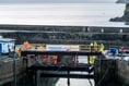 A new dawn: Charlestown Harbour's £2m gate finally installed 