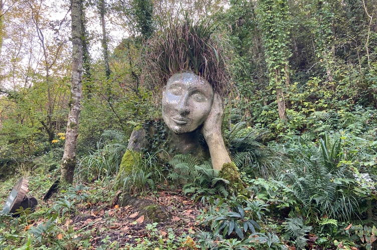 An artwork in the grounds of the Eden Project. (Picture: Andrew Townsend)