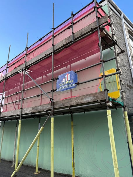 The mural is being created on the side of the Newquay WI Hall (Picture: Newquay BID)
