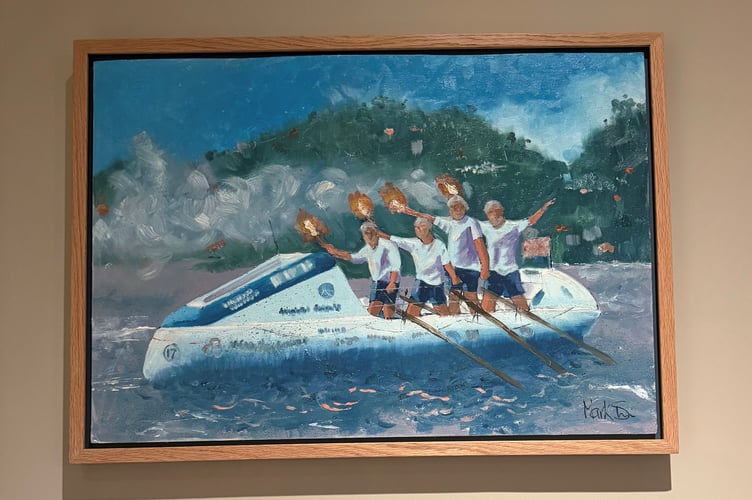 Invictus Atlantic painting.