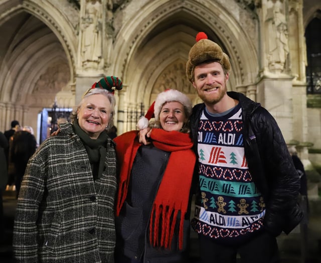 Singing for ShelterBox - carols at Truro Cathedral