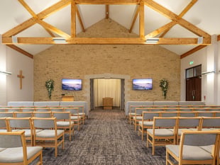 Crematorium chapel gets a new look following refurbishment work