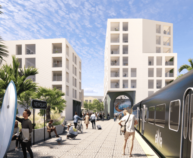 Multi million pound plans to regenerate train station area on track