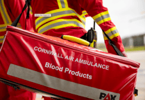 Air ambulance celebrates five years of carrying blood on board