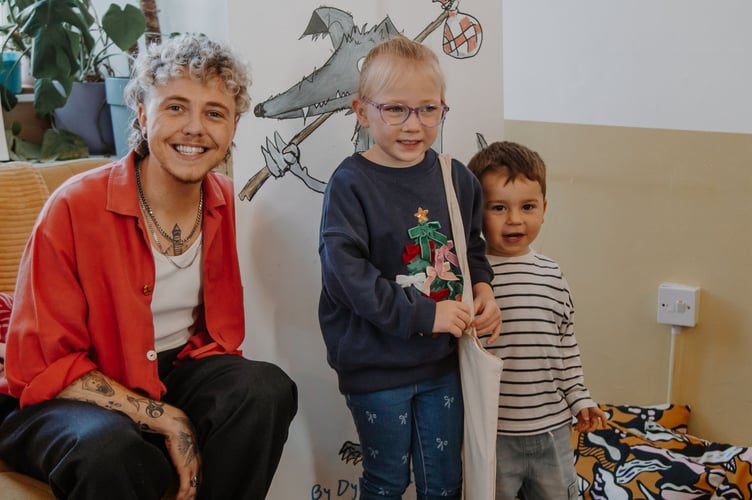 Dylan was delighted to launch I Don’t Want A Werewolf Sleeping On My Sofa in Newquay (Picture: (Laura Hepburn)