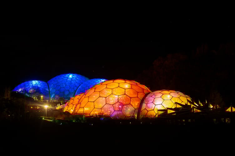 The Eden Project at Christmas