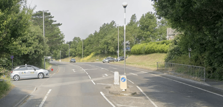 The area where residents would like to see a pedestrian crossing installed (Picture: Google Street View)