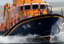 Penlee lifeboat crew save casualty struggling to stay afloat