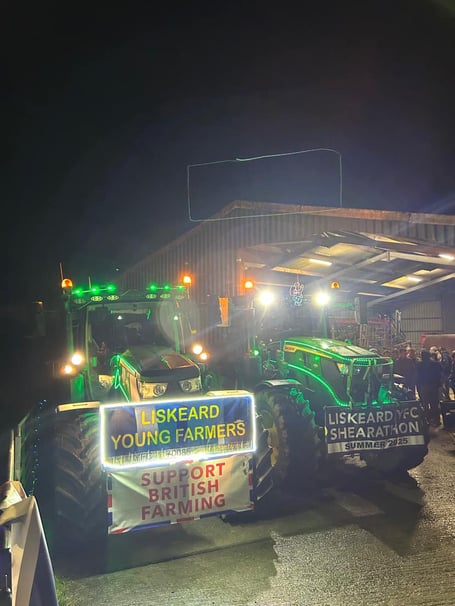 Liskeard Young Farmers will be carrying out their annual Christmas Tractor Run on Saturday, December 20
