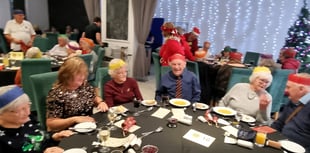 Festive residents tuck into Christmas community lunch