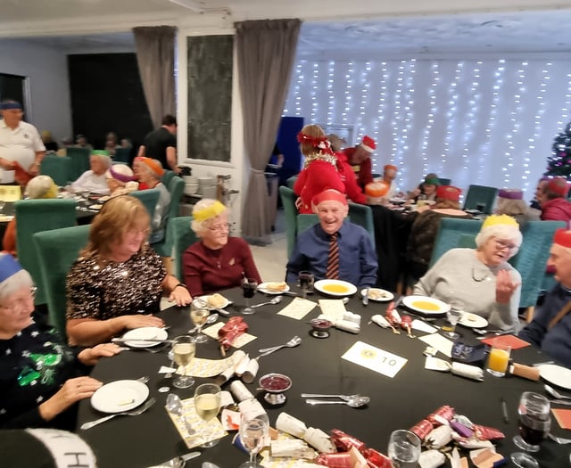 Festive residents tuck into Christmas community lunch