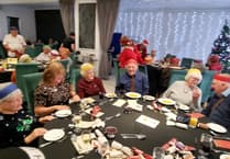 Festive residents tuck into Christmas community lunch