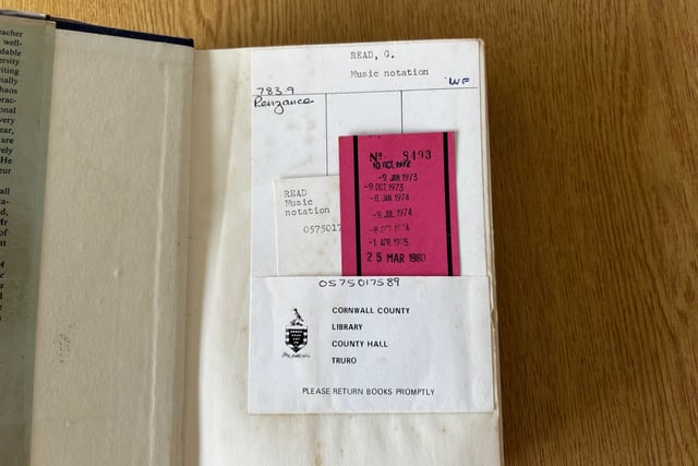 Book returned to Cornish library 45 years after it was loaned out