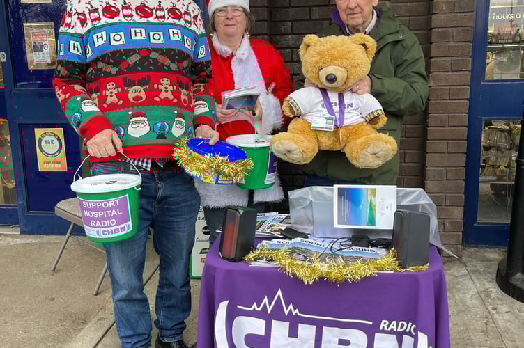 Volunteers Jeff Jacobs, Tracey Jacobs and Peter Dowsett (Radio Ted) at The Range in Truro