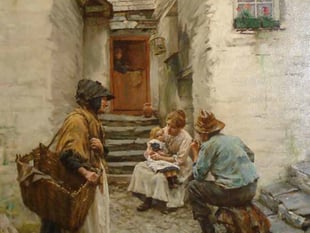 Walter Langley's 'Cornish Fisherfolk' returns to Newlyn School