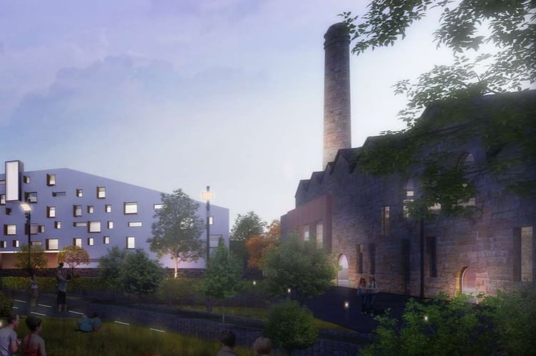 How the Redruth development could have looked (Pic: Groundwork Architects & Associates / Hong Kong Cornwall Square Ltd).