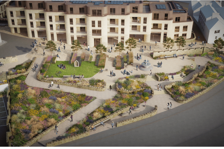 An artist's impression of Coinagehall Street