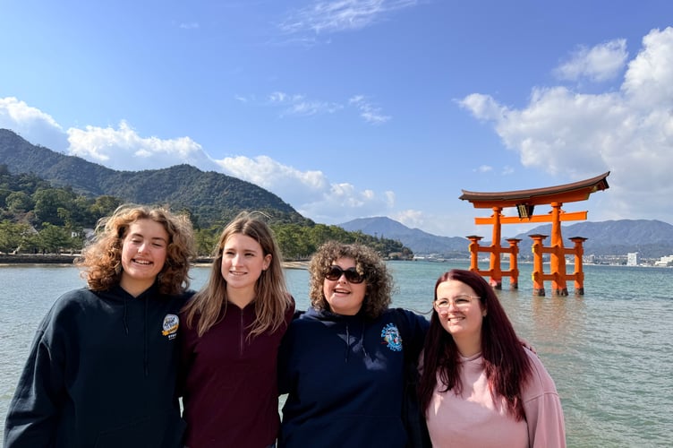 CSIA students in Japan.