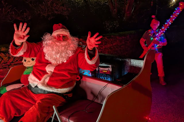 Santa spreads festive cheer during run up to Christmas