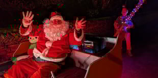 Santa spreads festive cheer during run up to Christmas