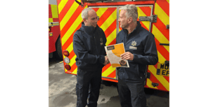 Firefighter celebrates 10 years of saving lives