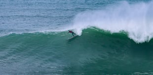 Big wave surfers receive early Christmas present