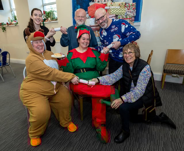 Housing charity serves up festive dinners for residents