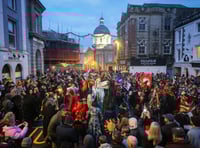 Thousands celebrate the midwinter solstice at Montol Festival