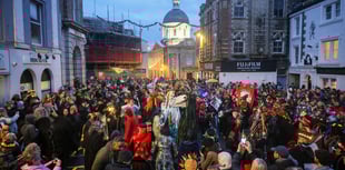 Thousands celebrate the midwinter solstice at Montol Festival