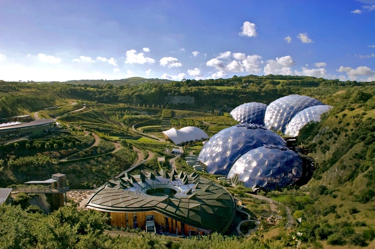 The Eden Project as the site was further developed.