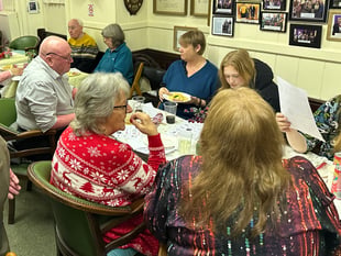 Celebration of friendship and festivity at Oddfellows social evening