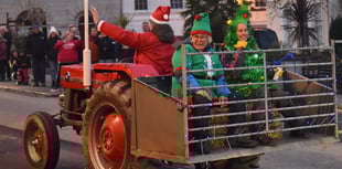 Festive tractor run a big success for Liskeard Young Farmers
