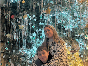 Festive family photo claims prize in festive competition