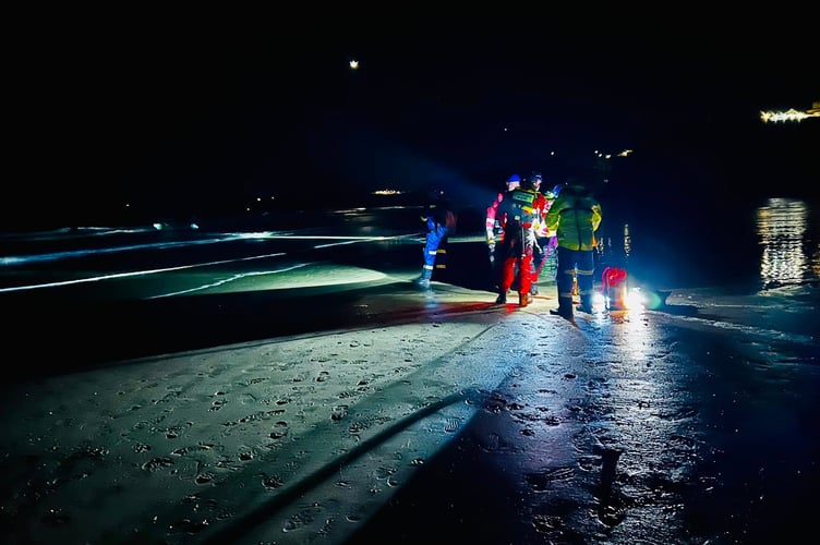 Members of Newquay Coastguard Search and Rescue Team were deployed to Newquay Bay